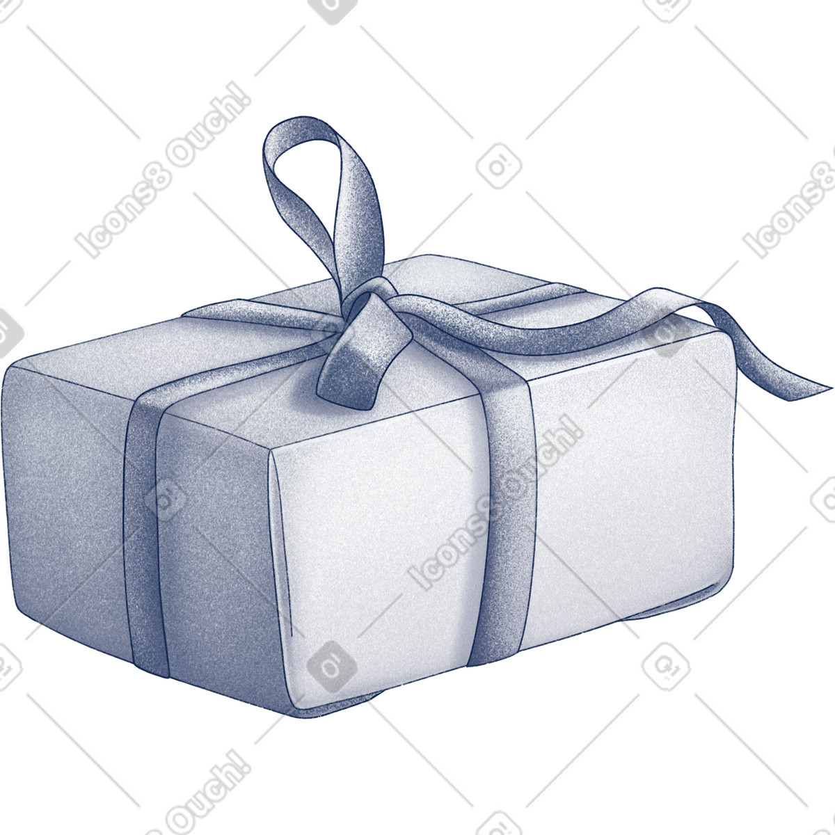 Ilustración Gift box en estilo Haze a descargar en PNG y SVG
