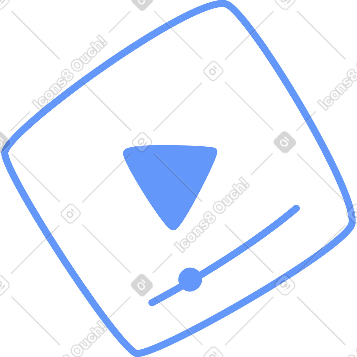 Video Playback illustration in Plain style download in PNG, SVG