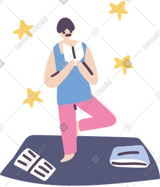 Sport, yoga, reading PNG, SVG