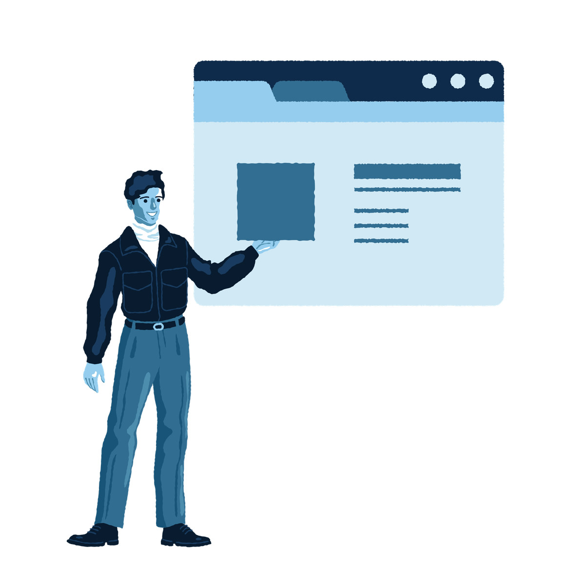 Illustration Upload image dans le style Cherry à télécharger aux formats PNG, SVG