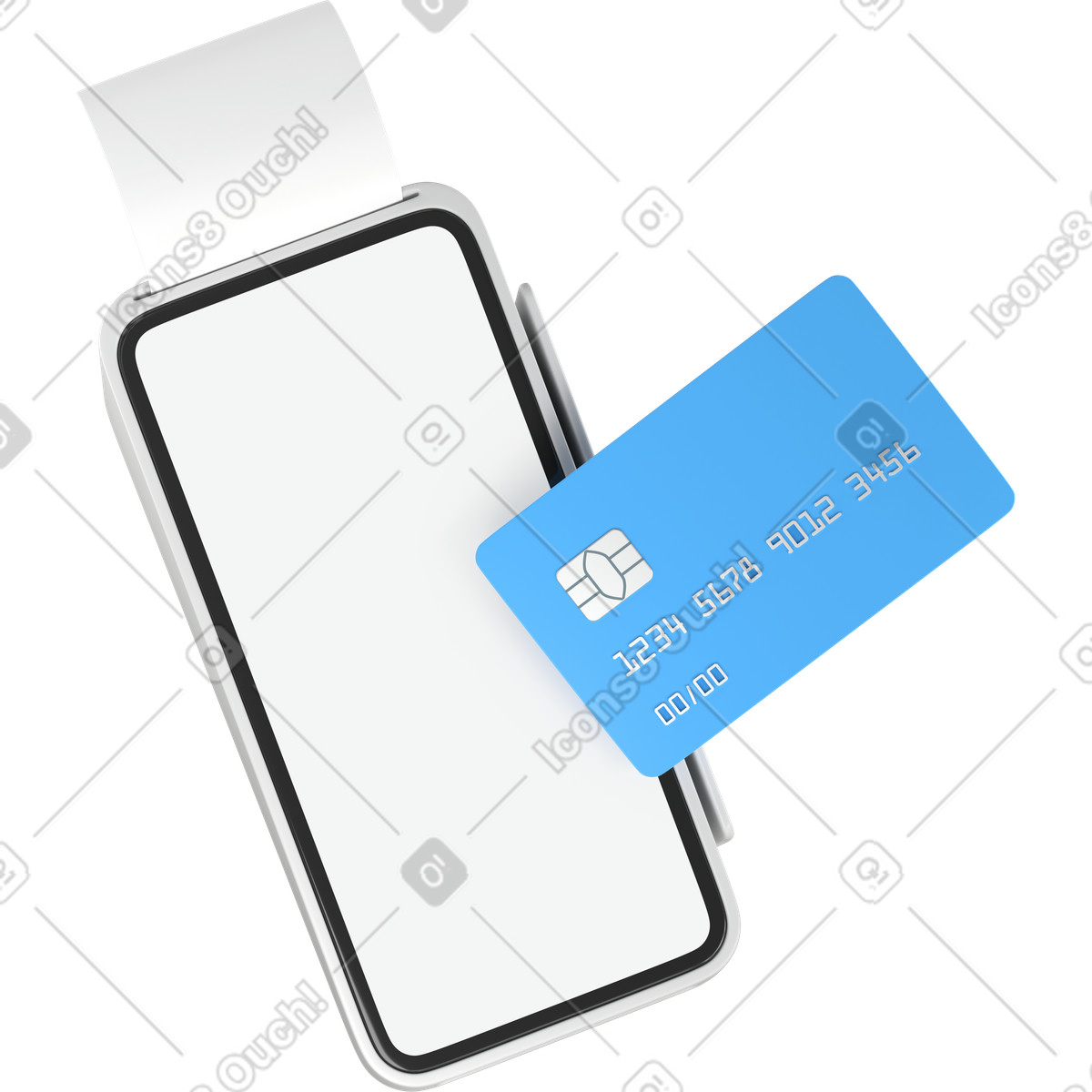 Ilustração de Check machine top view em no estilo 3D Business para baixar em PNG, SVG