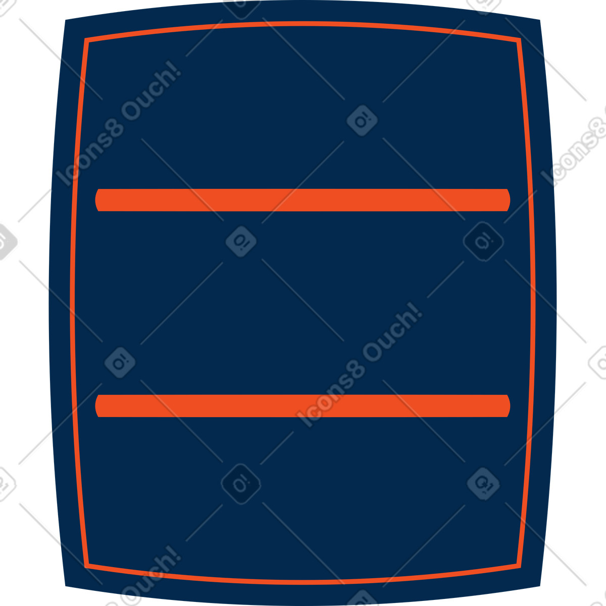 Shelf illustration in Flame style download in PNG, SVG