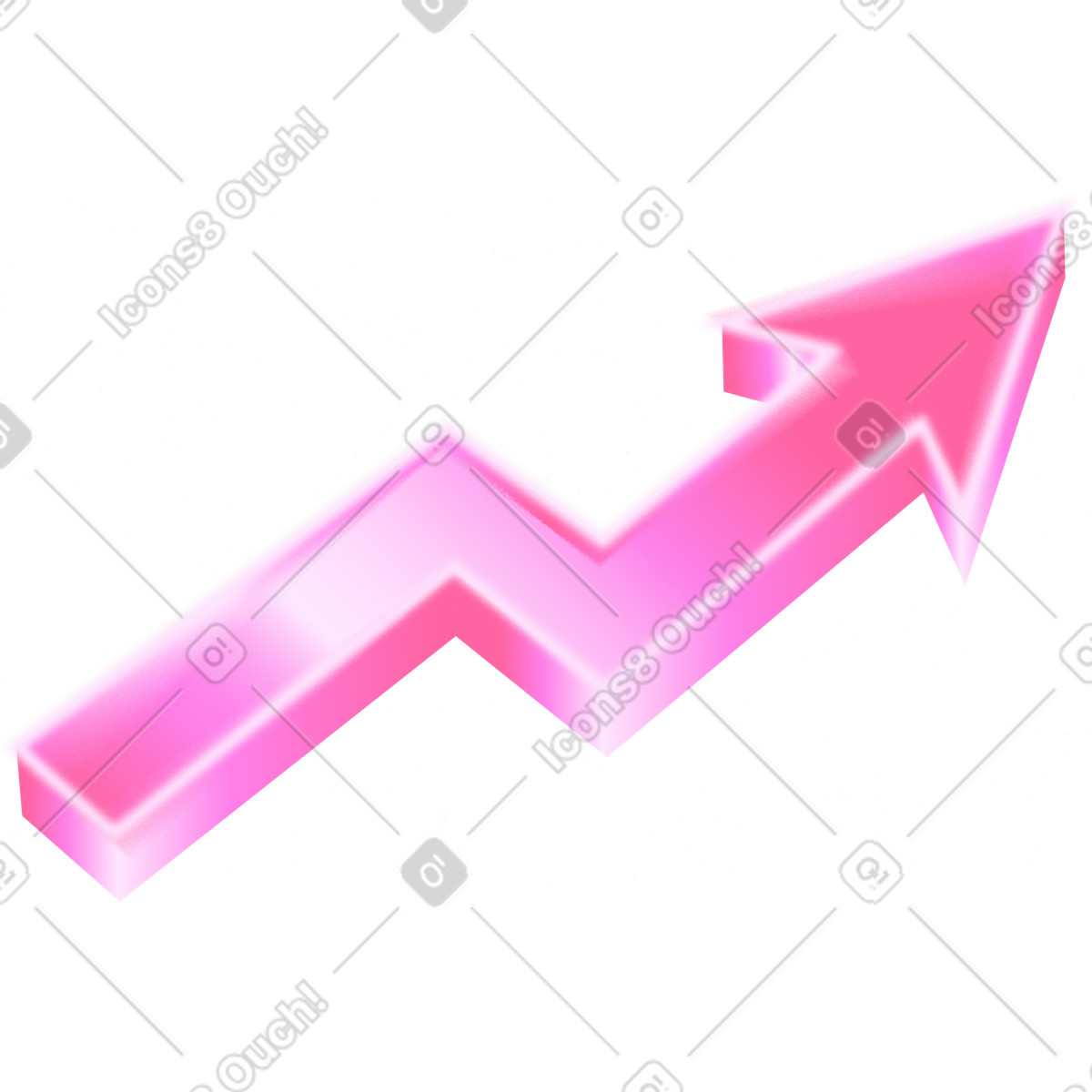Up arrow illustration in PNG, SVG
