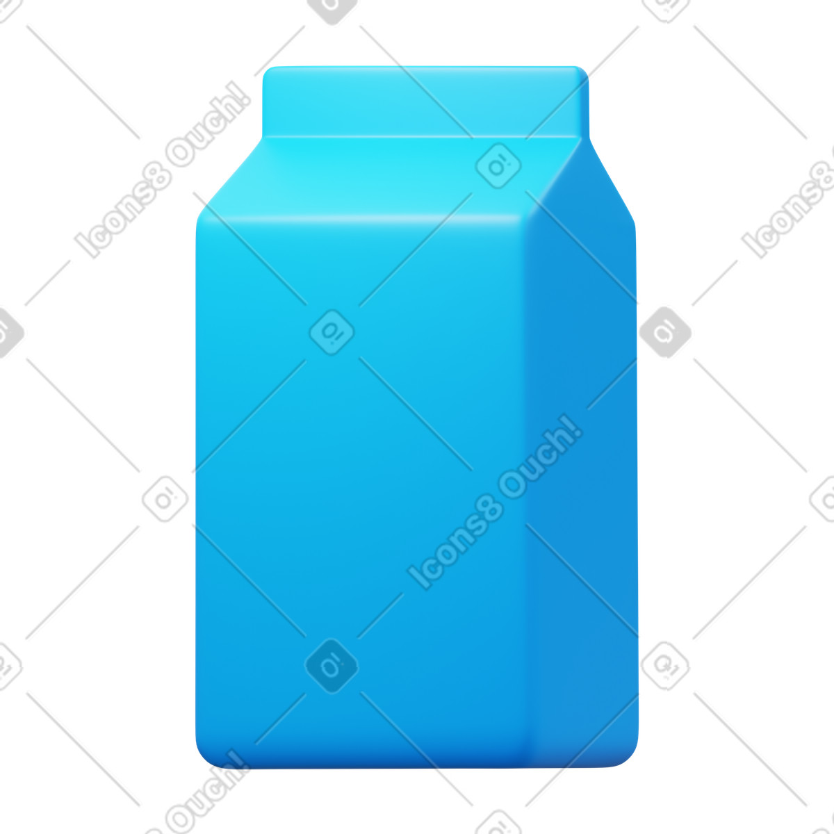 Ilustración Milk cartoon en estilo 3D Fluency a descargar en PNG y SVG