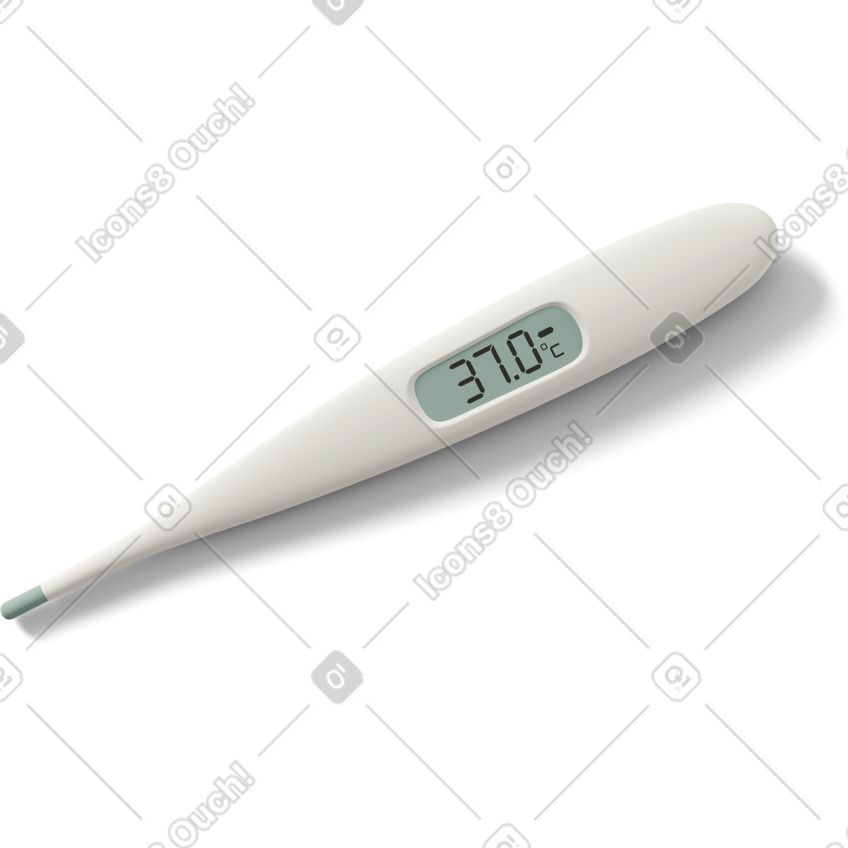 Illustration Thermometer dans le style 3D Casual life à télécharger aux formats PNG, SVG