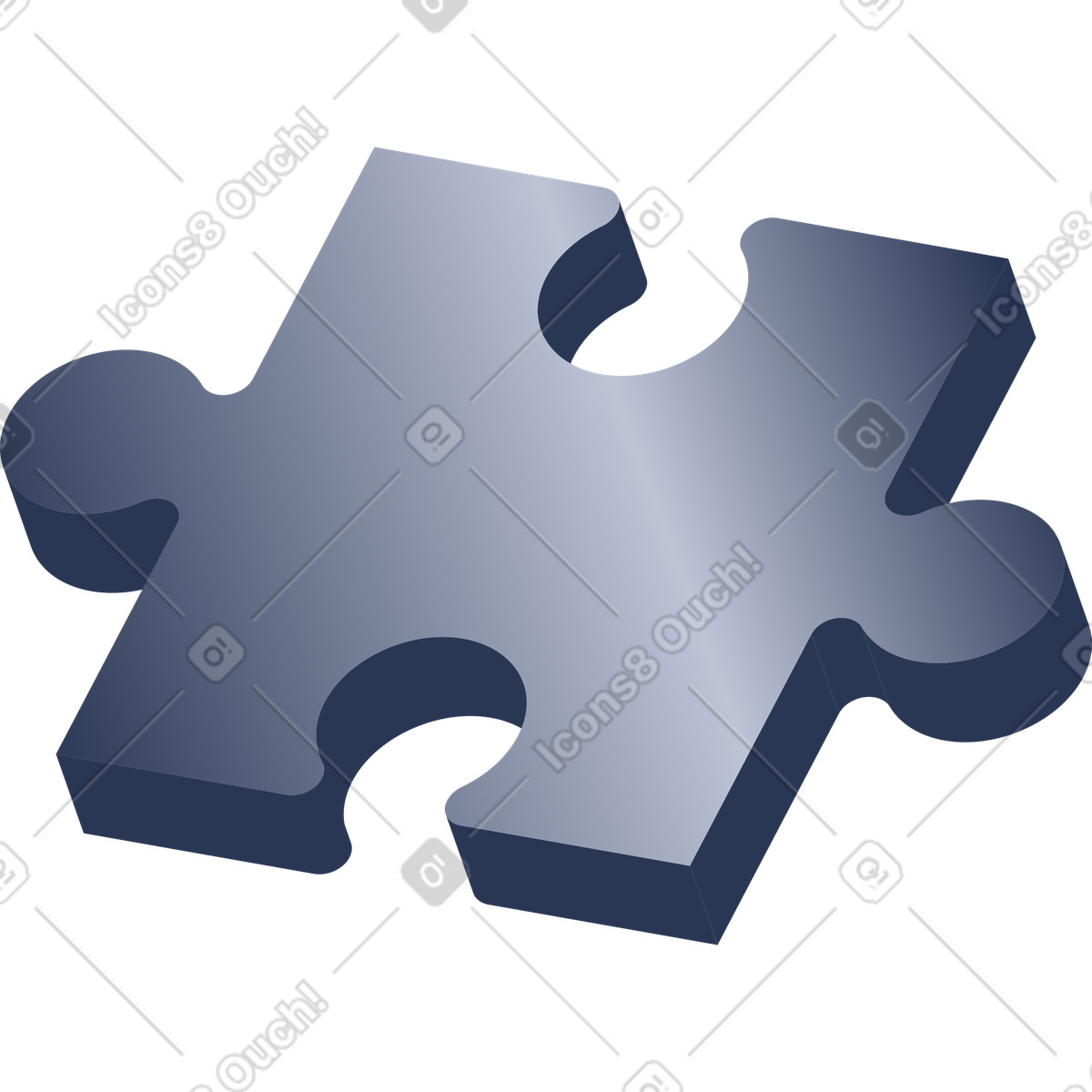 Puzzle illustration in PNG, SVG