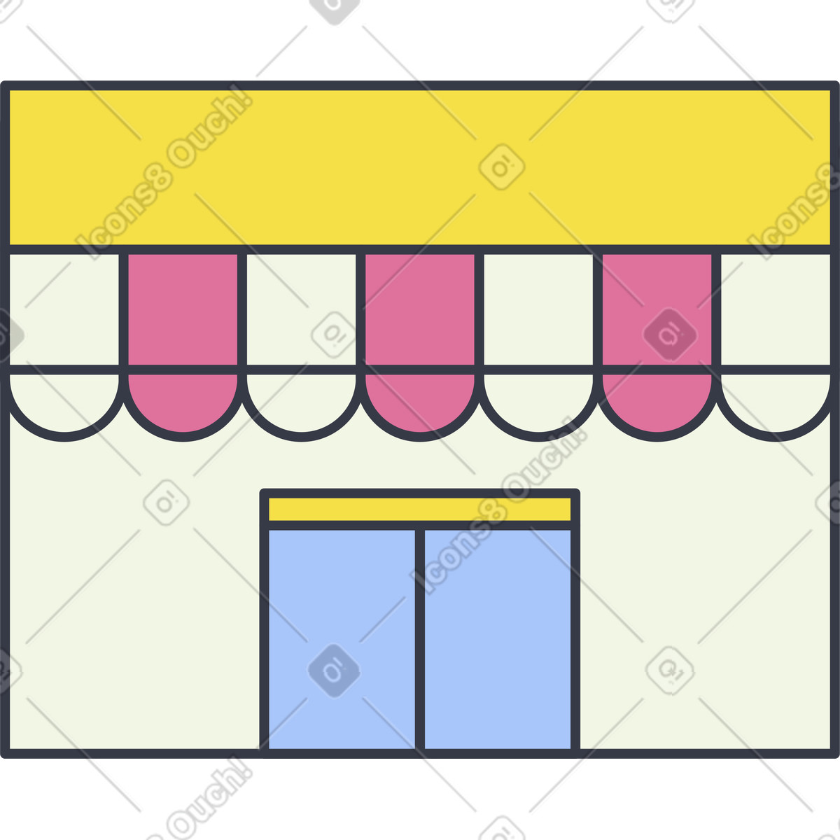 Illustration Boutique dans le style Abstract à télécharger aux formats PNG, SVG