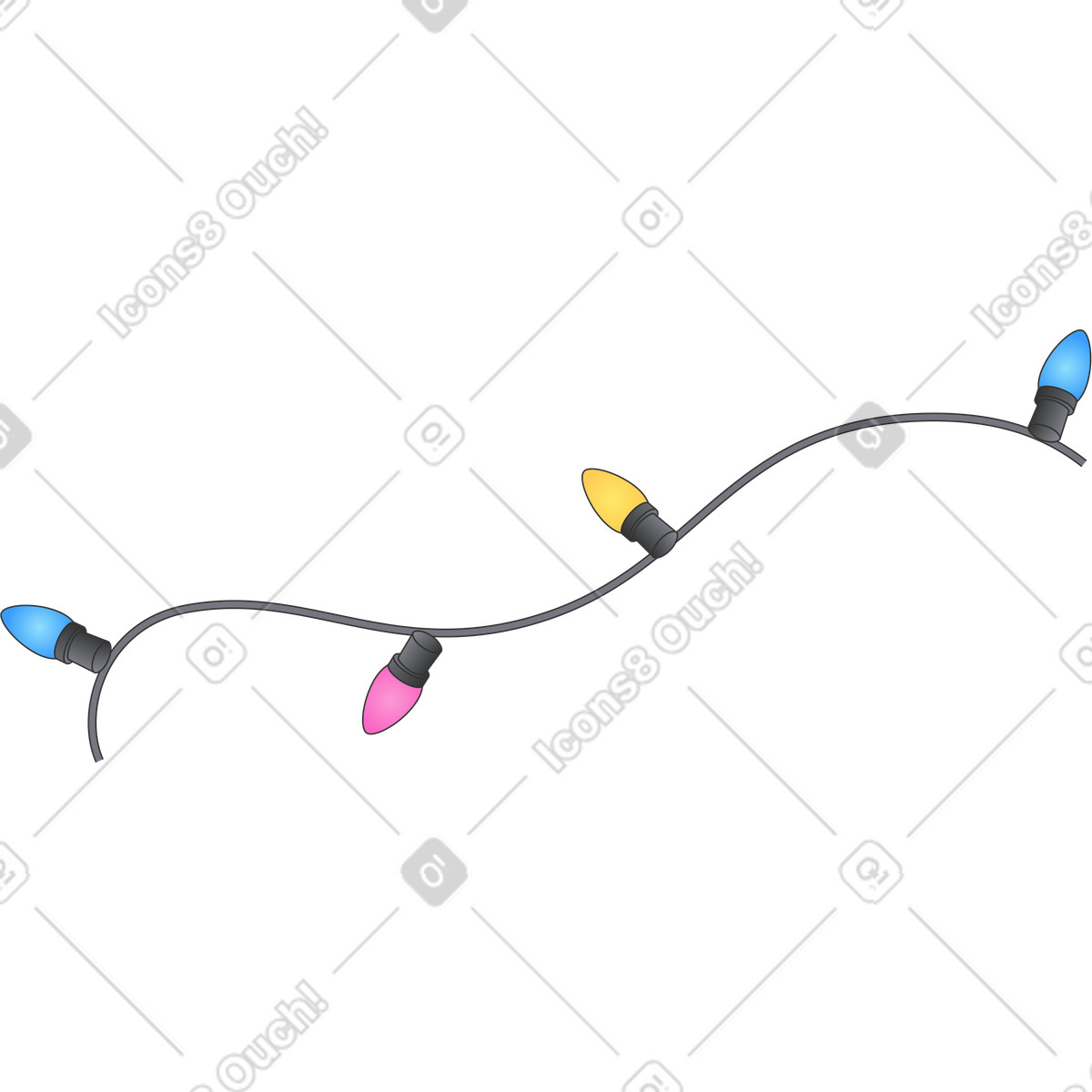Luci illustrazione in stile Kit scarica in PNG, SVG