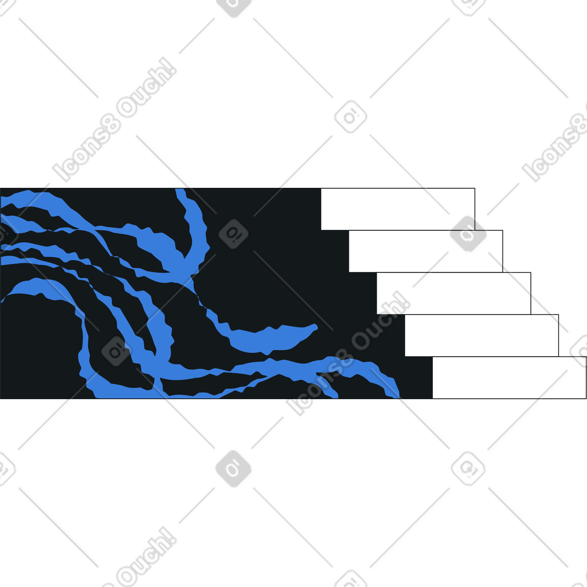 Le scale illustrazione in stile Midnight scarica in PNG, SVG