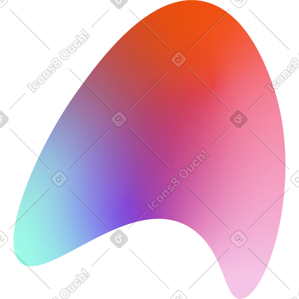 下载 Forms 风格的 Colored soft spot 插画，支持 PNG、SVG 格式