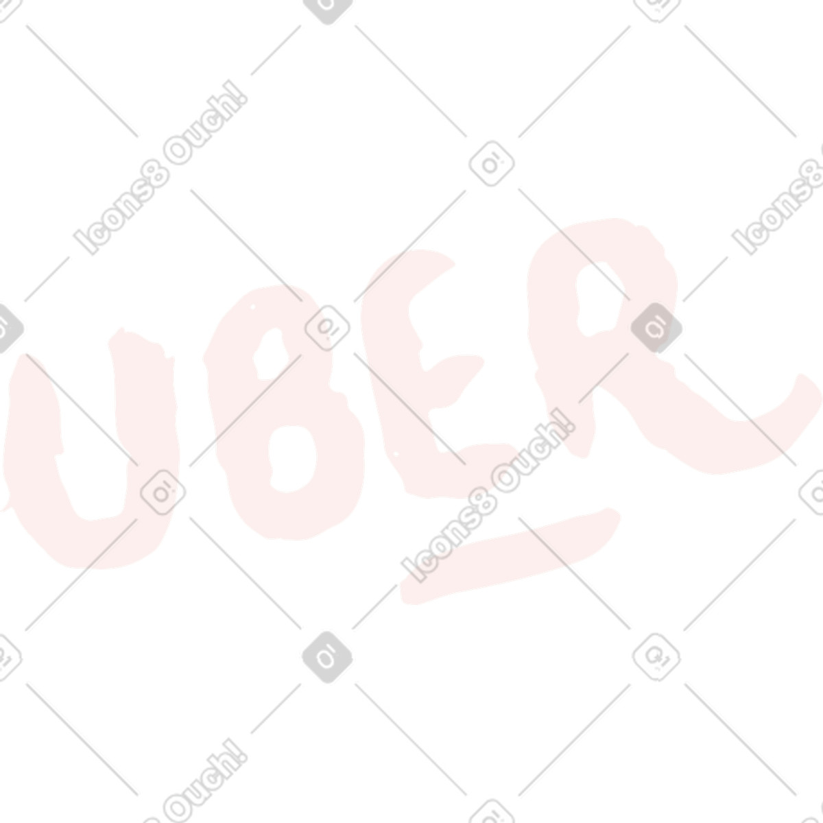 Uber illustrazione in stile Flamenco scarica in PNG, SVG
