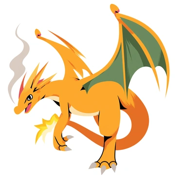 Charizard EX in an intense battle pose with dramatic lighting