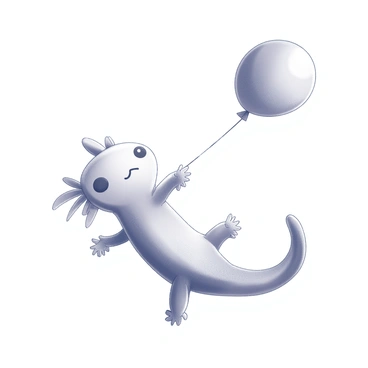 Cute axolotl