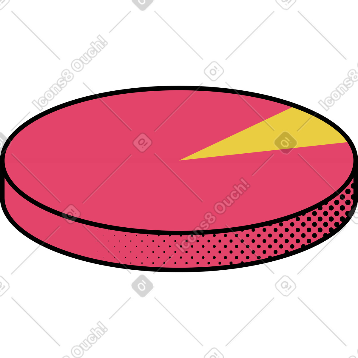 Memphis スタイルの Diagram のイラストをPNG、SVG形式でダウンロード