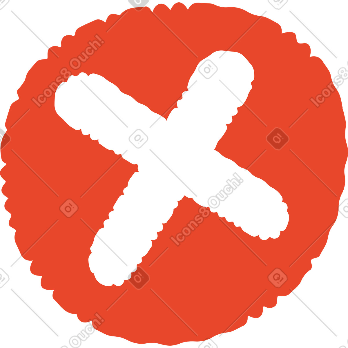 Cross illustration in Bermuda style download in PNG, SVG