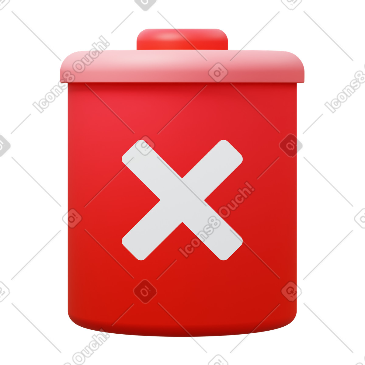 Remove illustration in 3D Fluency style download in PNG, SVG
