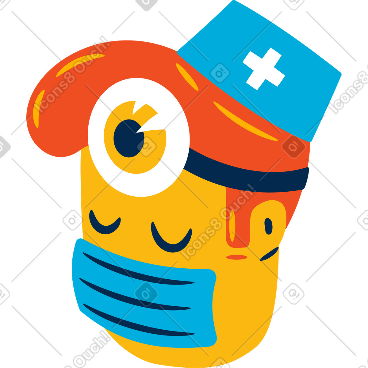 Medico illustrazione in stile Flame scarica in PNG, SVG