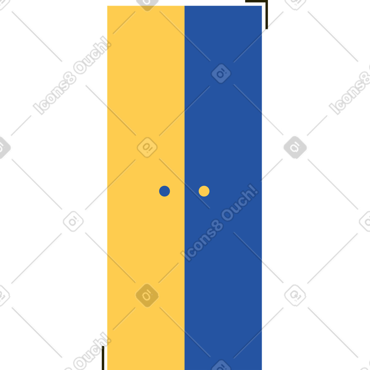 Kleiderschrank-Illustration im Spot-Stil als Download in PNG, SVG