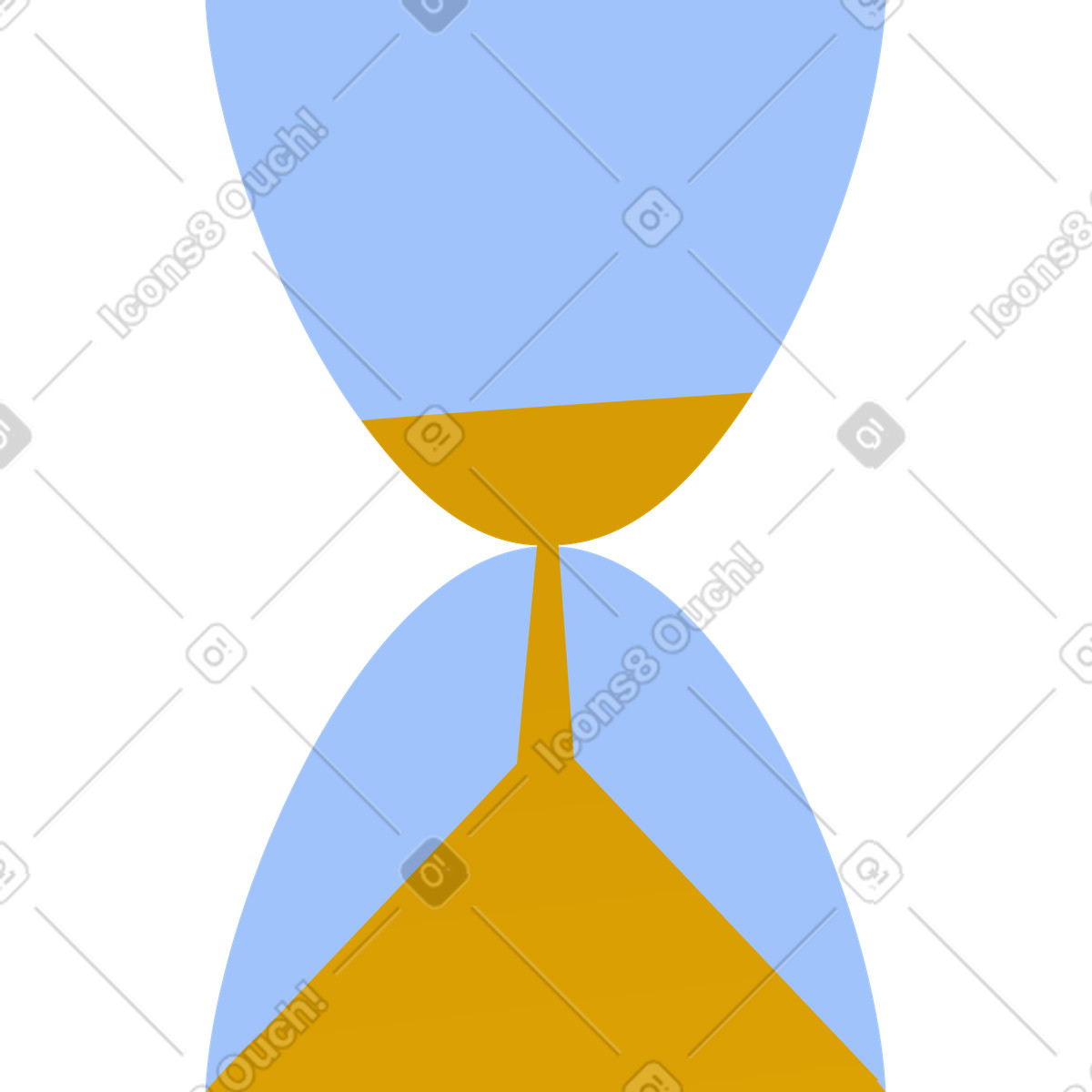 Clessidra illustrazione in stile Clip scarica in PNG, SVG