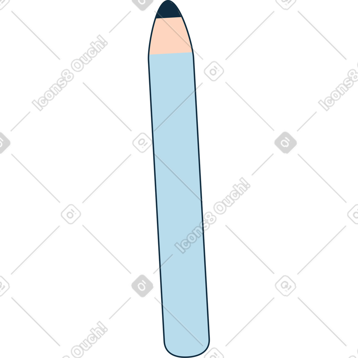 Pencil illustration in PNG, SVG