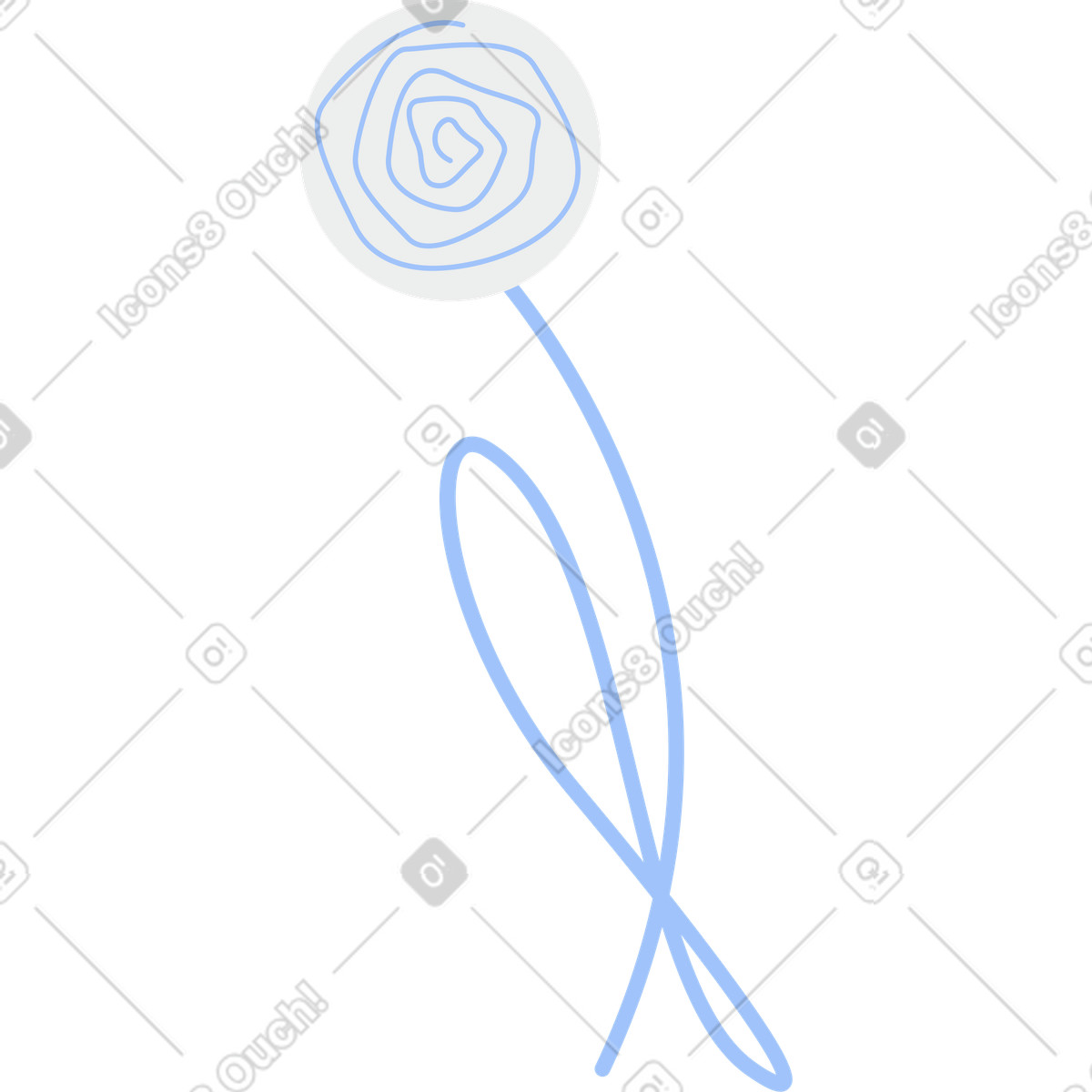 Clip スタイルの 花 のイラストをPNG、SVG形式でダウンロード