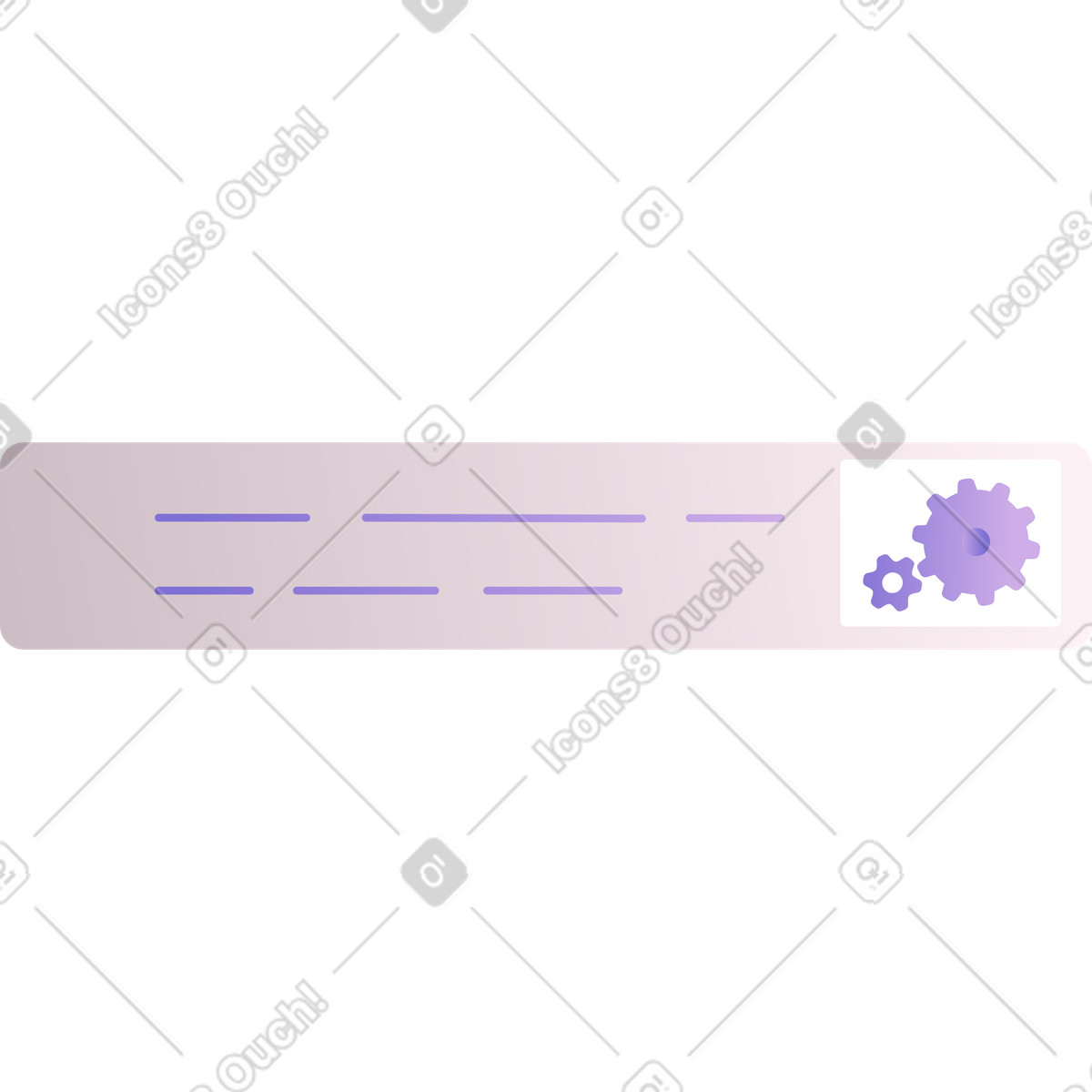Silky スタイルの 設定ウィンドウ のイラストをPNG、SVG形式でダウンロード