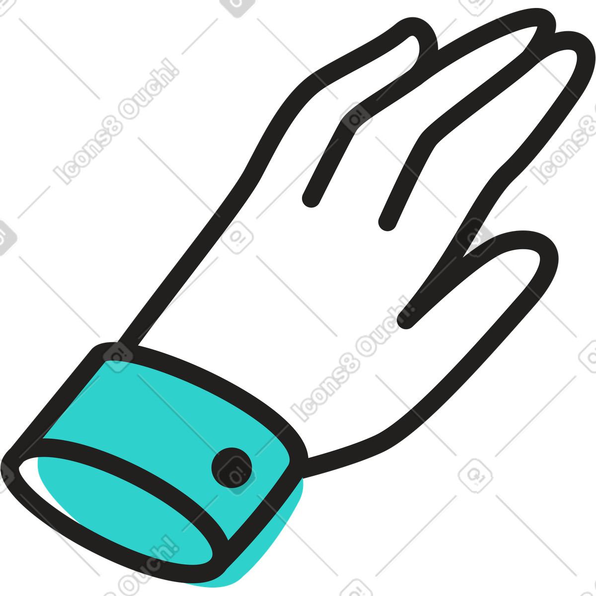 Hand illustration in Little style download in PNG, SVG