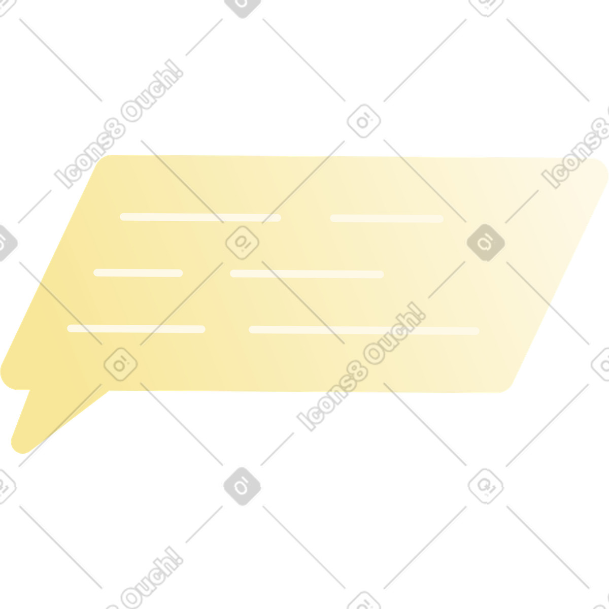 Beam スタイルの 黄色い泡 のイラストをPNG、SVG形式でダウンロード