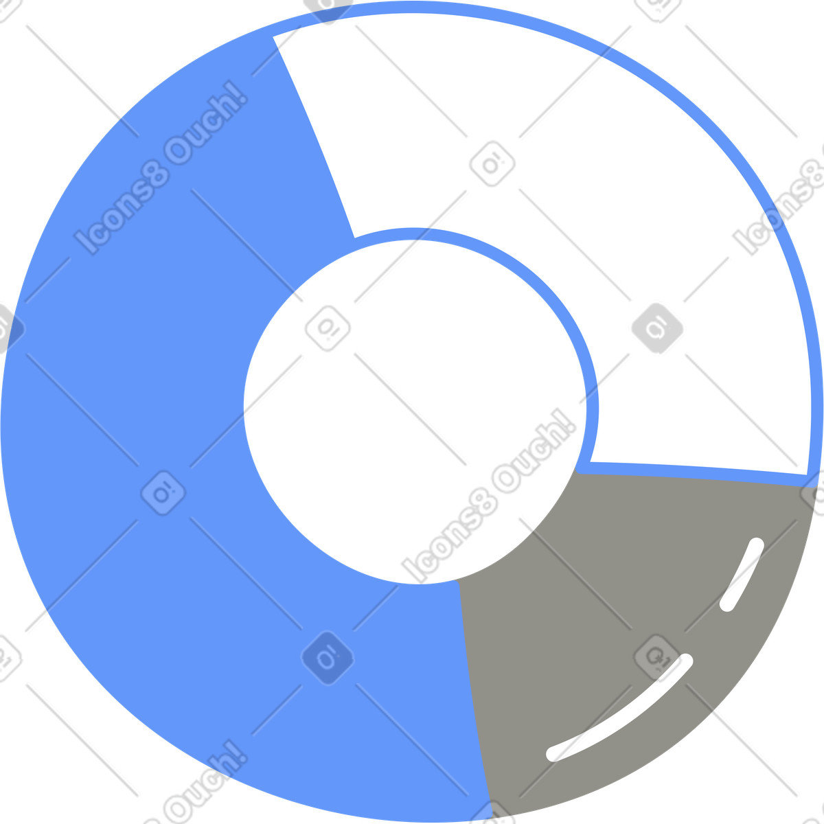 Ilustração de Piada donut em no estilo Plain para baixar em PNG, SVG