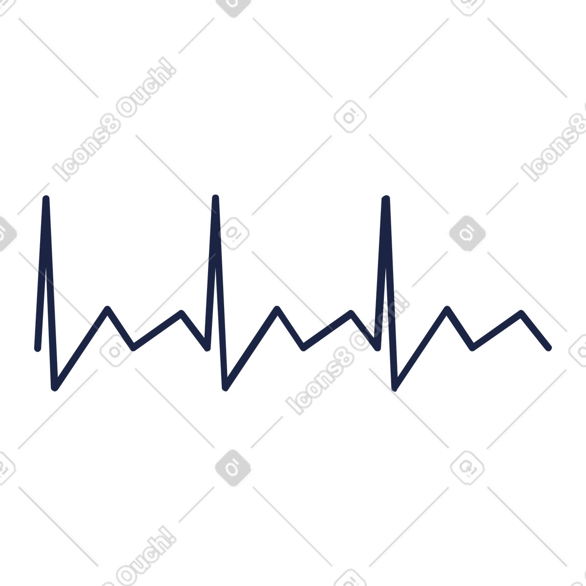 Ilustração animada de Frequência cardíaca em no estilo Urban Line para baixar em GIF, Lottie (JSON), AE