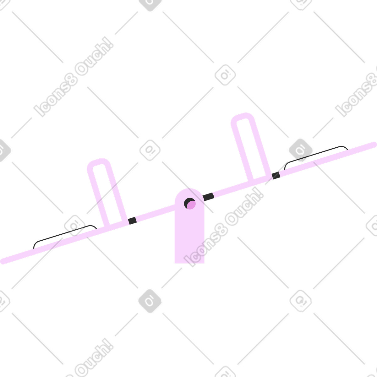 Illustration Terrain de jeux dans le style Marginalia à télécharger aux formats PNG, SVG