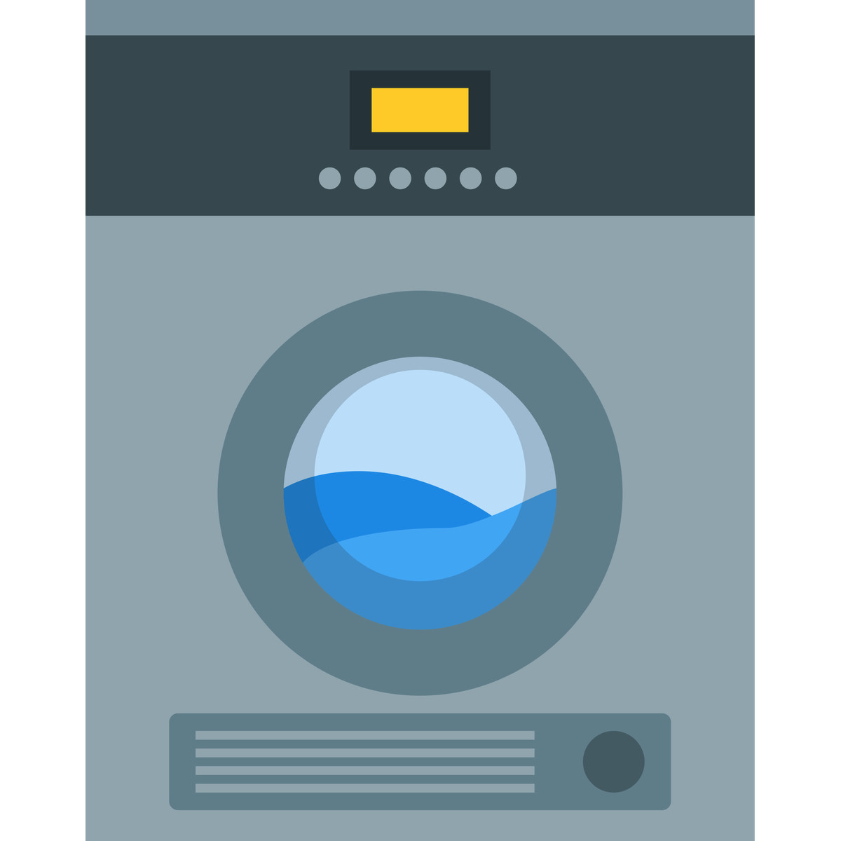 Drying machine illustration in Fogg style download in PNG, SVG