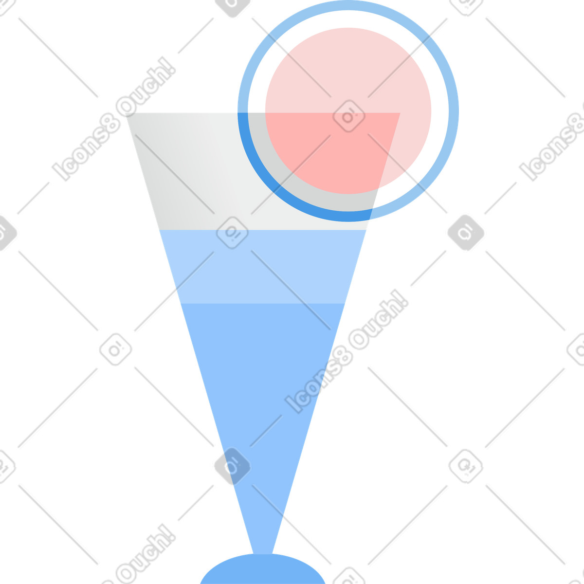 Ilustração de Vidro em no estilo Clip para baixar em PNG, SVG