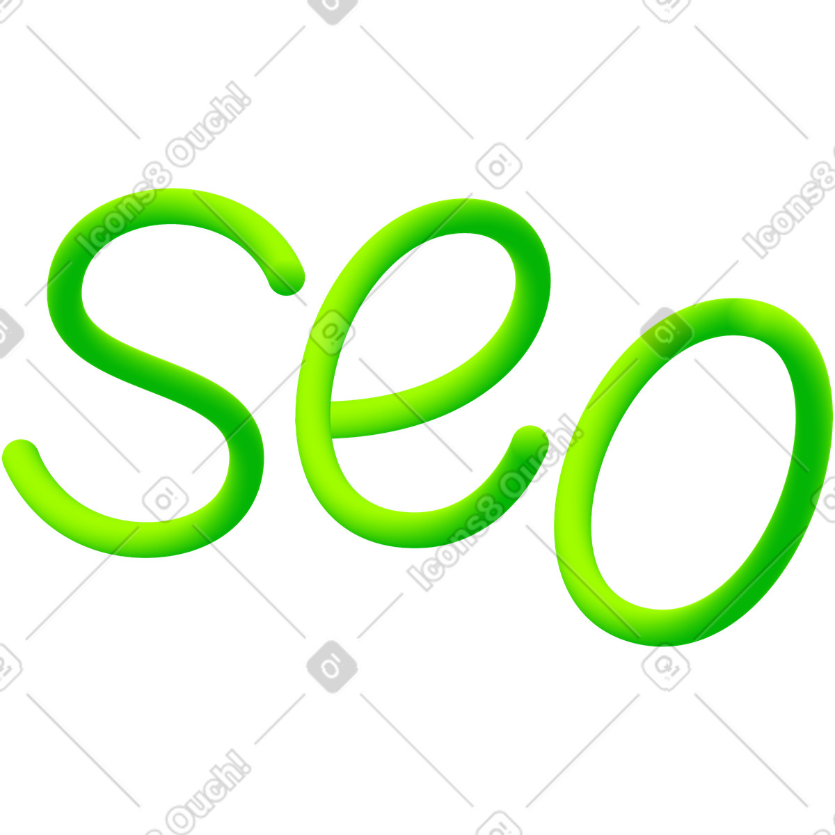 Ilustración Rotulación de texto seo en estilo Pure a descargar en PNG y SVG