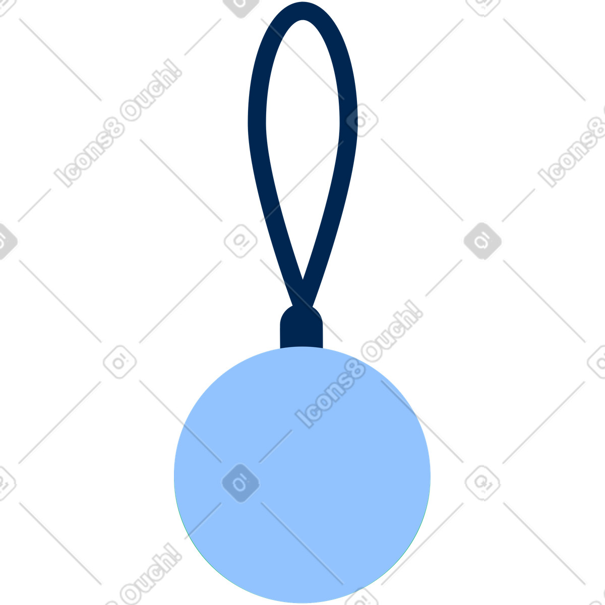 Palla di natale illustrazione in stile Urban scarica in PNG, SVG