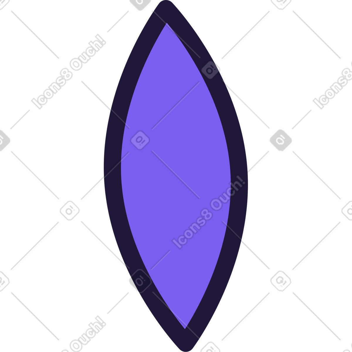 Leaf illustration in Conifer style download in PNG, SVG