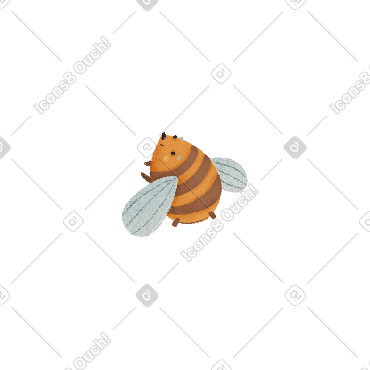 Bee illustration clipart showcasing vibrant bees in various graphic styles