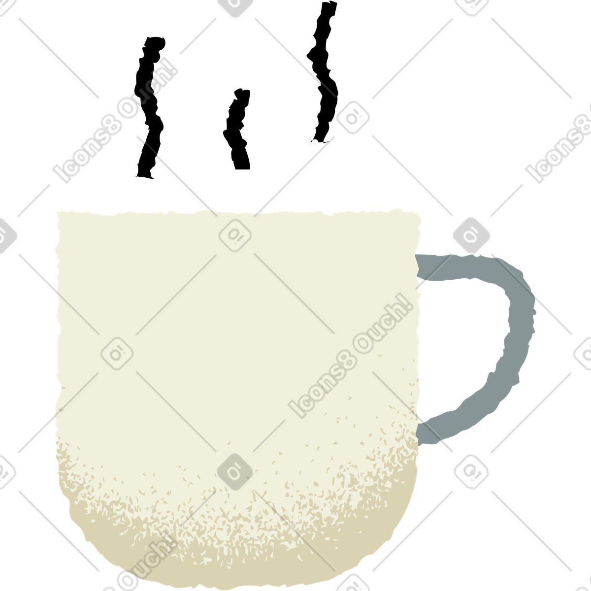 下载 Mirage 风格的 杯子 插画，支持 PNG、SVG 格式