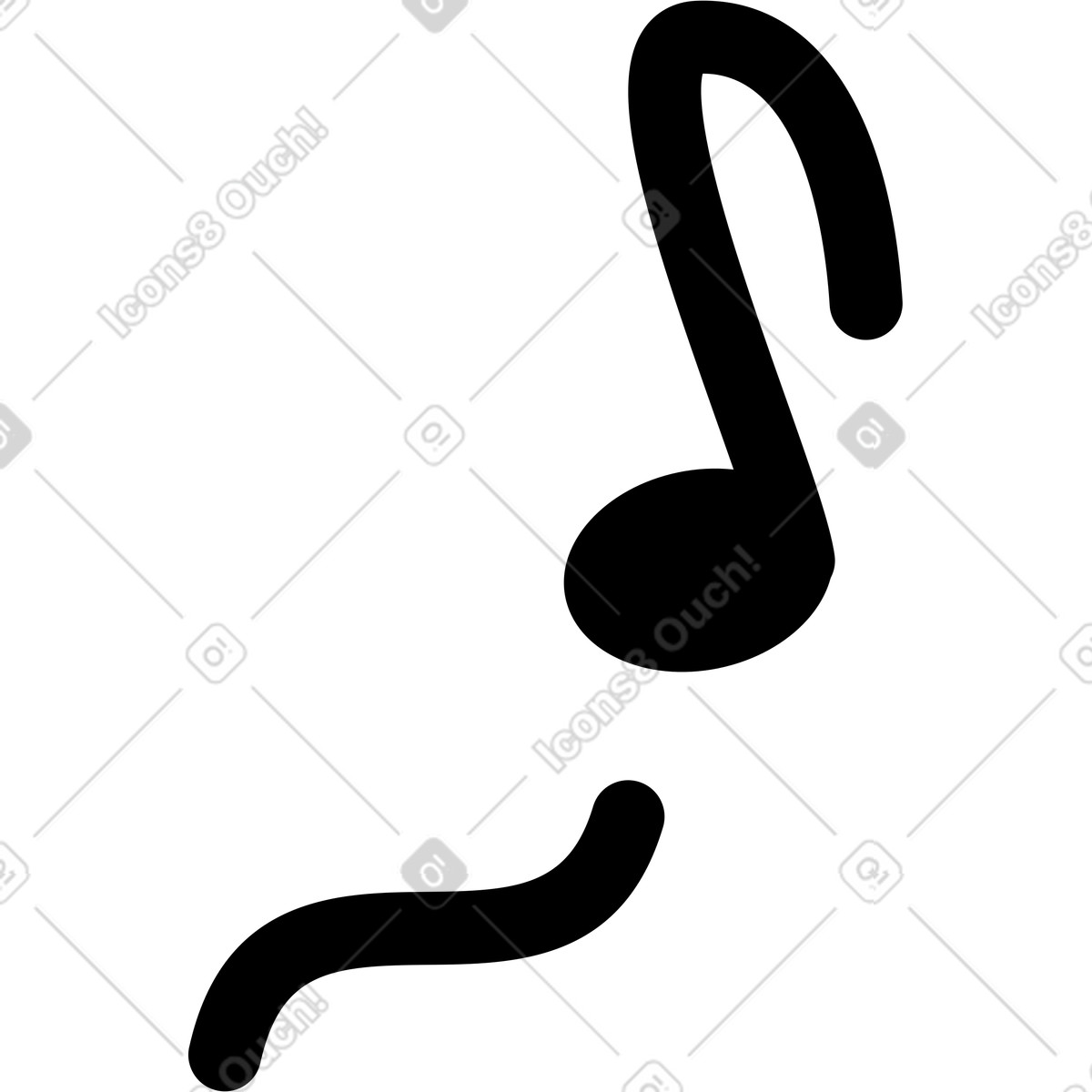 Иллюстрация Notebook page with handwritten notes and simple doodle sketches в стиле Notion Line Art — скачать в форматах PNG, SVG