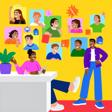A collage of portraits featuring students from various backgrounds is proudly displayed on a bright, colorful school wall. Each portrait captures a different student with distinctive features and expressions, showcasing their individuality. The students are smiling and looking directly at the viewer, embodying a sense of pride and belonging. The wall behind them is adorned with vibrant posters and decorations, creating an inviting atmosphere. The lighting highlights the diversity of the students, enhancing the colors and details in each portrait.