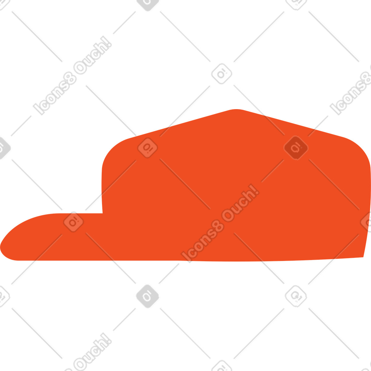 Illustration Casquette dans le style Flame à télécharger aux formats PNG, SVG