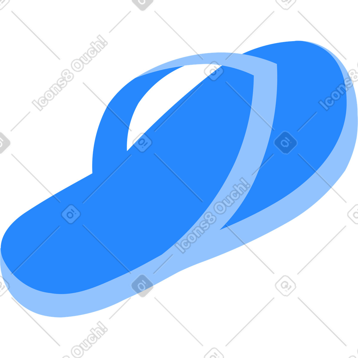 Illustration Tongs dans le style Urban à télécharger aux formats PNG, SVG