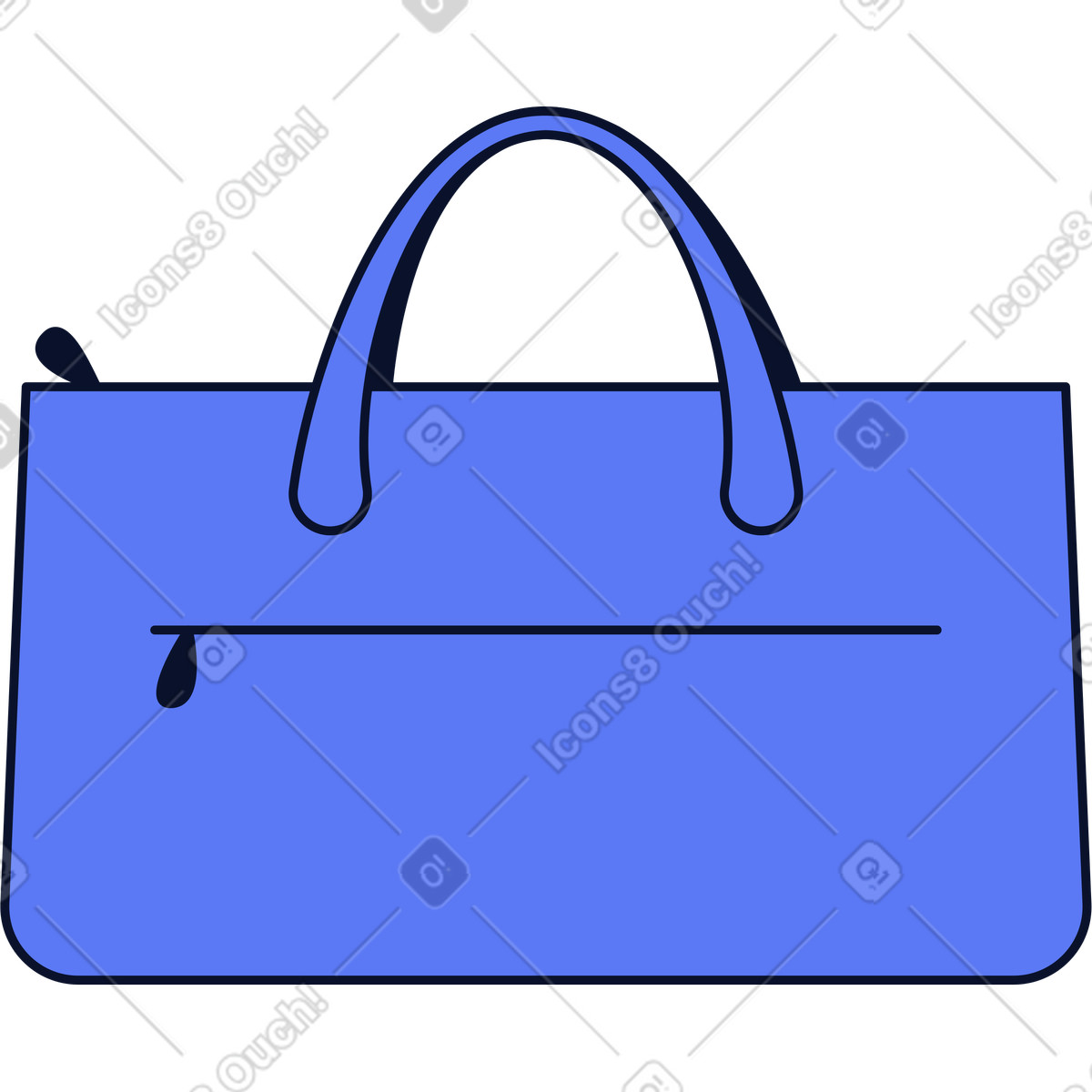 Ilustração de Bolsa em no estilo Flexy para baixar em PNG, SVG
