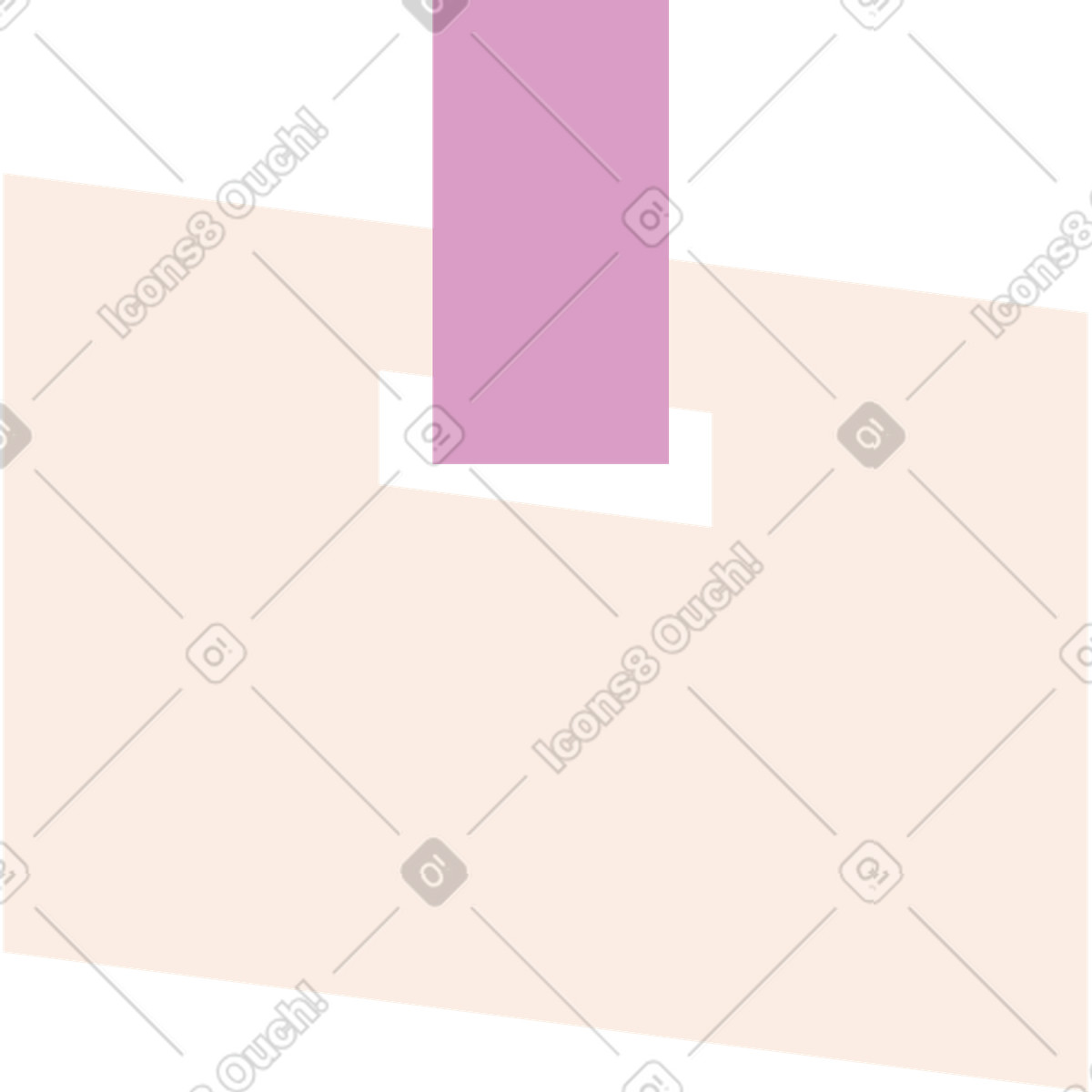 Illustration Badge sur une pince à linge dans le style Coworking télécharger aux formats PNG, SVG