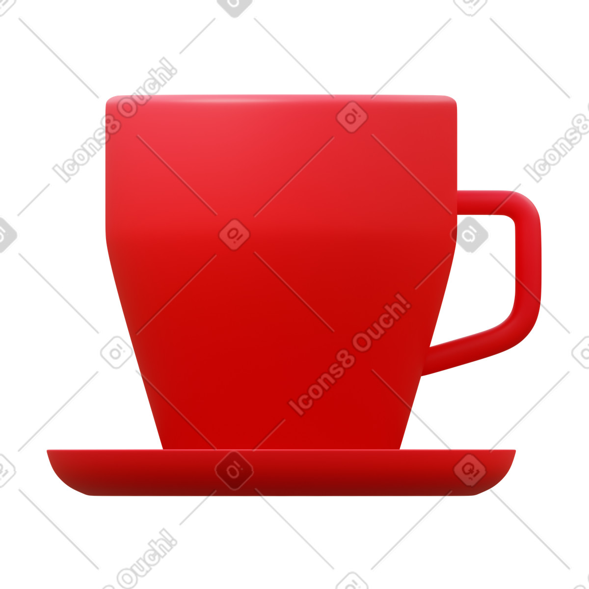 Coffee illustrazione in stile 3D Fluency scarica in PNG, SVG