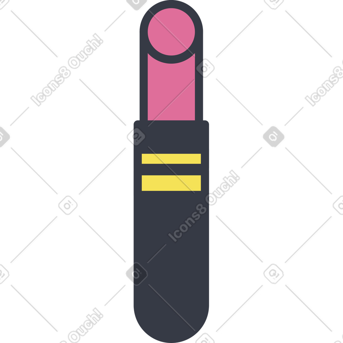 Ilustração de Batom em no estilo Abstract para baixar em PNG, SVG