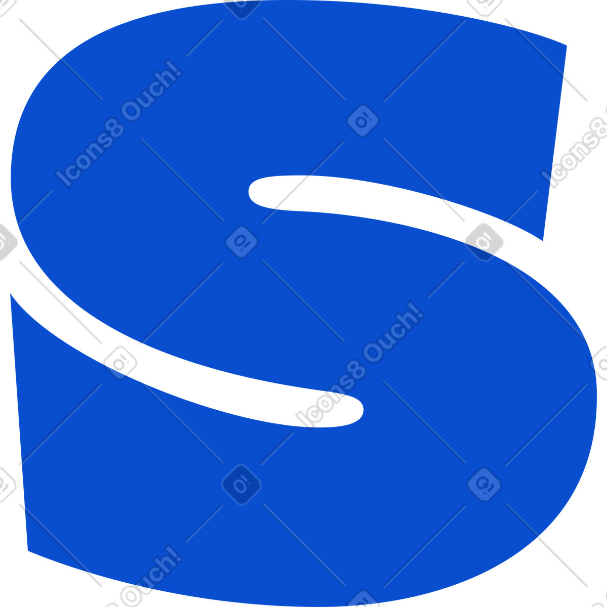 Lettera s illustrazione in stile Tiny scarica in PNG, SVG