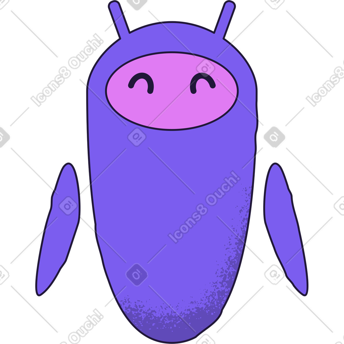 Bot illustrazione in stile Conifer scarica in PNG, SVG