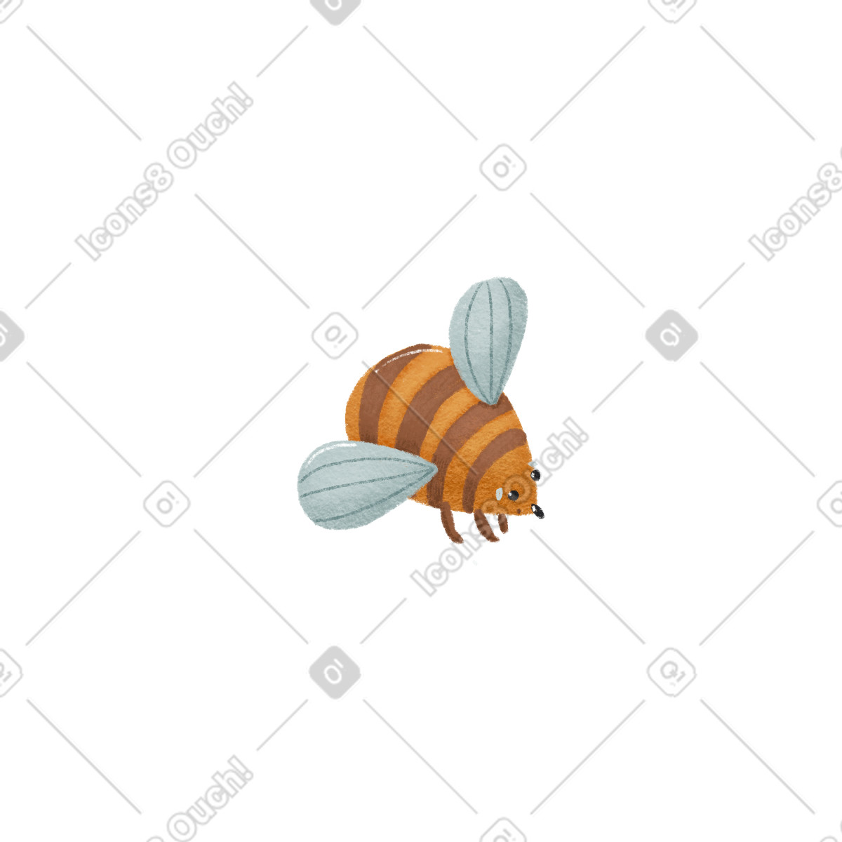 Bee illustration clipart graphic design featuring free vectors and images