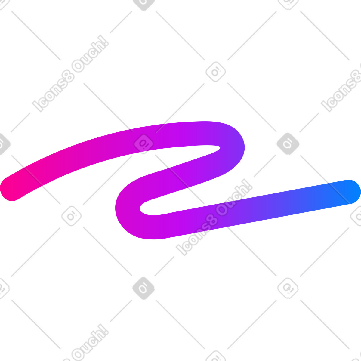 下载 Vibrant 风格的 波浪线 插画，支持 PNG、SVG 格式